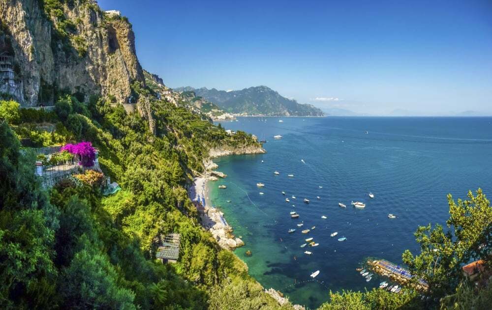 Amalfi Coast panorama, Campania, Italy - Aesha King